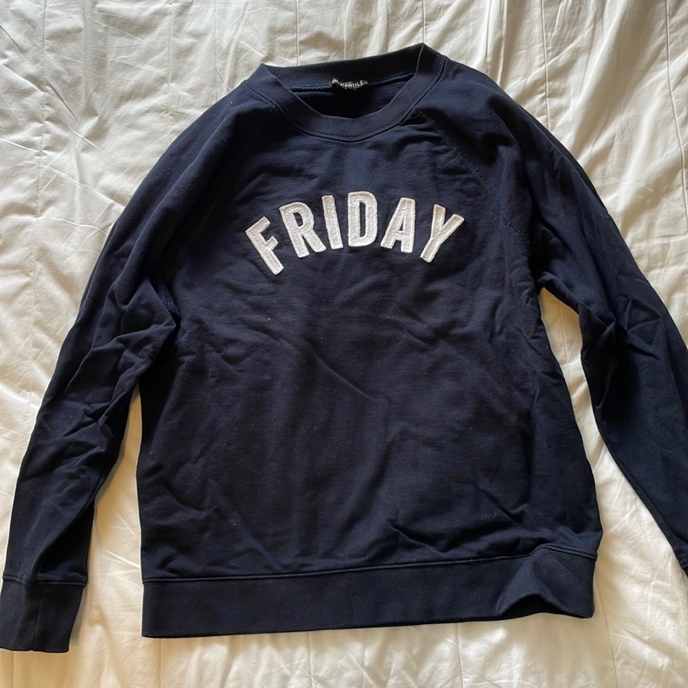 JCrew Friday sweatshirt